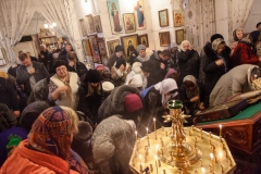 Прощеное воскресение в Александро-Невском храме Красноармейска, 2014 год
