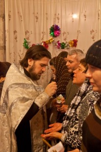Таинство Соборования в Рождественский пост, Александро-Невский храм Красноармейска