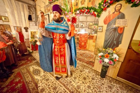 Пасха Христова в Александро-Невском храме Красноармейска, апрель 2014 года