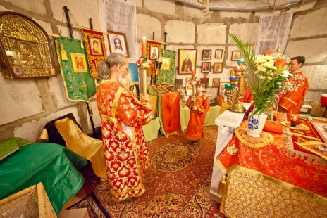 Пасха Христова в Александро-Невском храме Красноармейска, апрель 2014 года