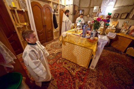 Димитриевская родительская суббота в Александро-Невском храме, 1 ноября 2014 года