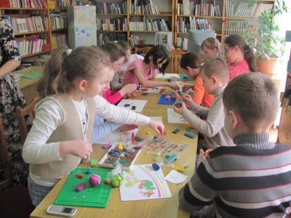 Занятия в воскресной школе Александро-Невского храма Красноармейска, апрель 2014 года