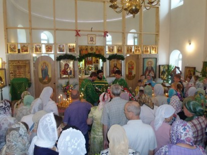 Троица в Александро-Невском храме, 31 мая 2015 года