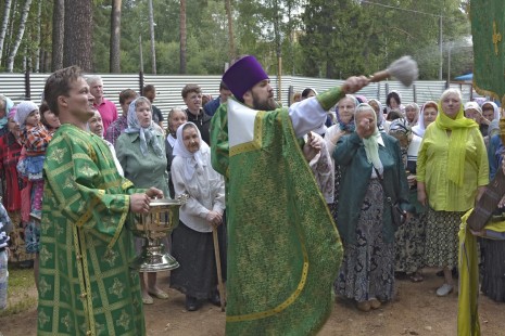 Престольный праздник в день памяти Сергия Радонежского, 18 июля 2015 года