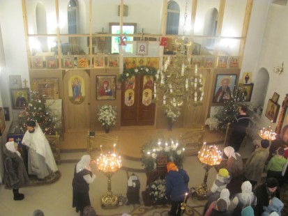 Рождество Христово в Александро-Невском храме, 7 января 2016 года