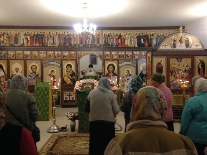 Престольный праздник память Сергия Радонежского, Александро-Невский храм Красноармейска, 8 октября 2018 года