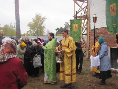 Престольный праздник нижнего придела в Александро-Невском храме Красноармейска, 8 октября 2013 года