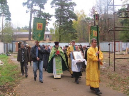 Престольный праздник нижнего придела в Александро-Невском храме Красноармейска, 8 октября 2013 года