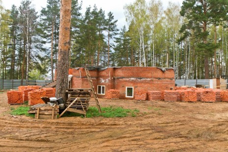 Подготовка к строительству, май 2012 года